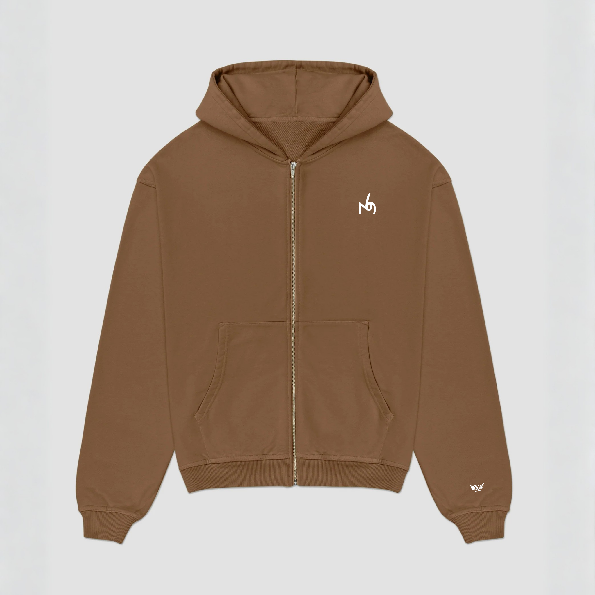 Oversize Zip-Hoodie – 369 | brown