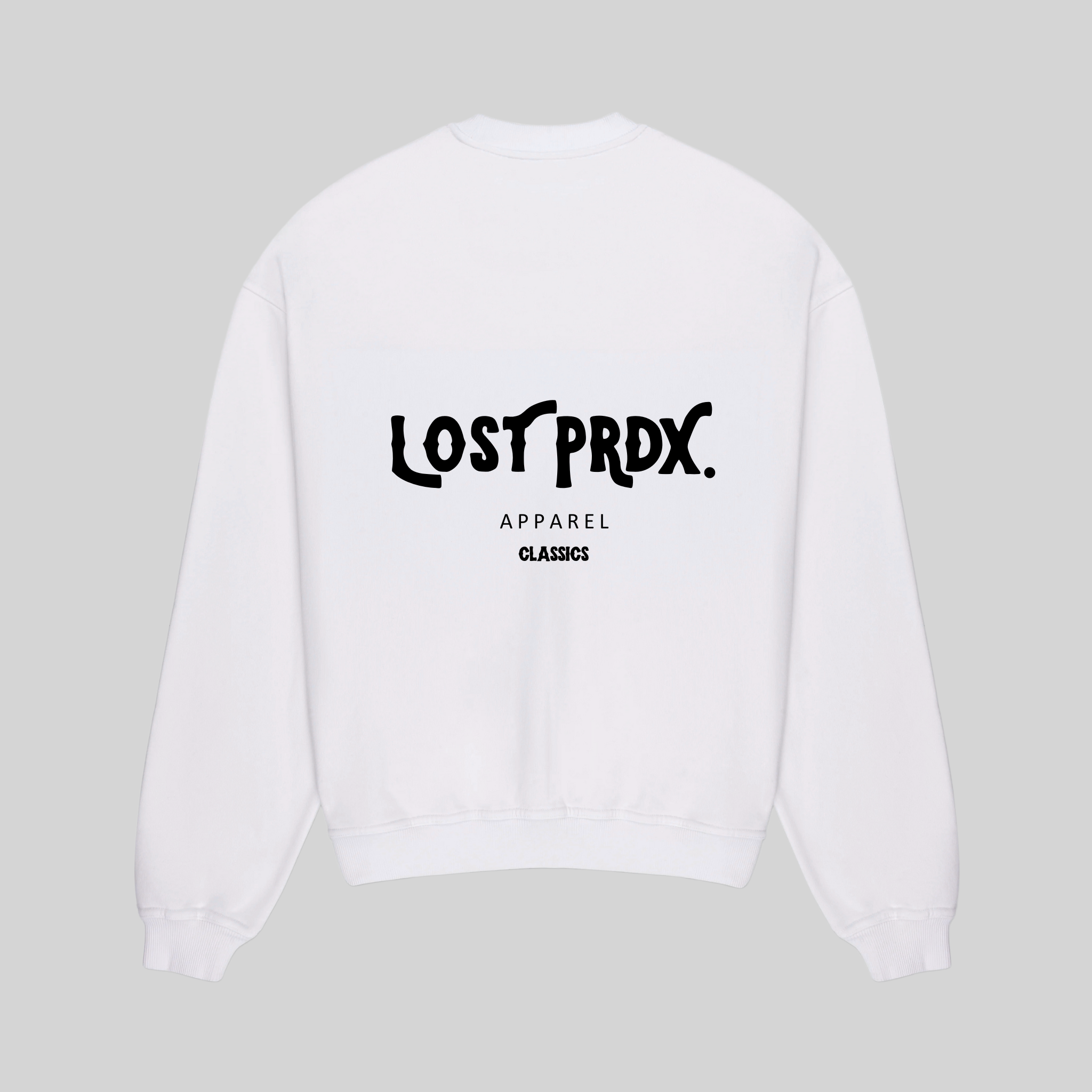 Oversize Crewneck – CLASSICS | White