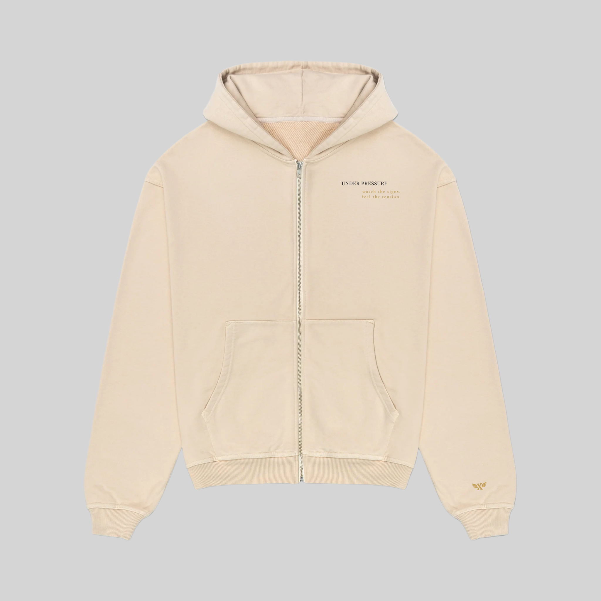 Oversize Zip-Hoodie – SUMMERSTORM | ´Under Pressure´