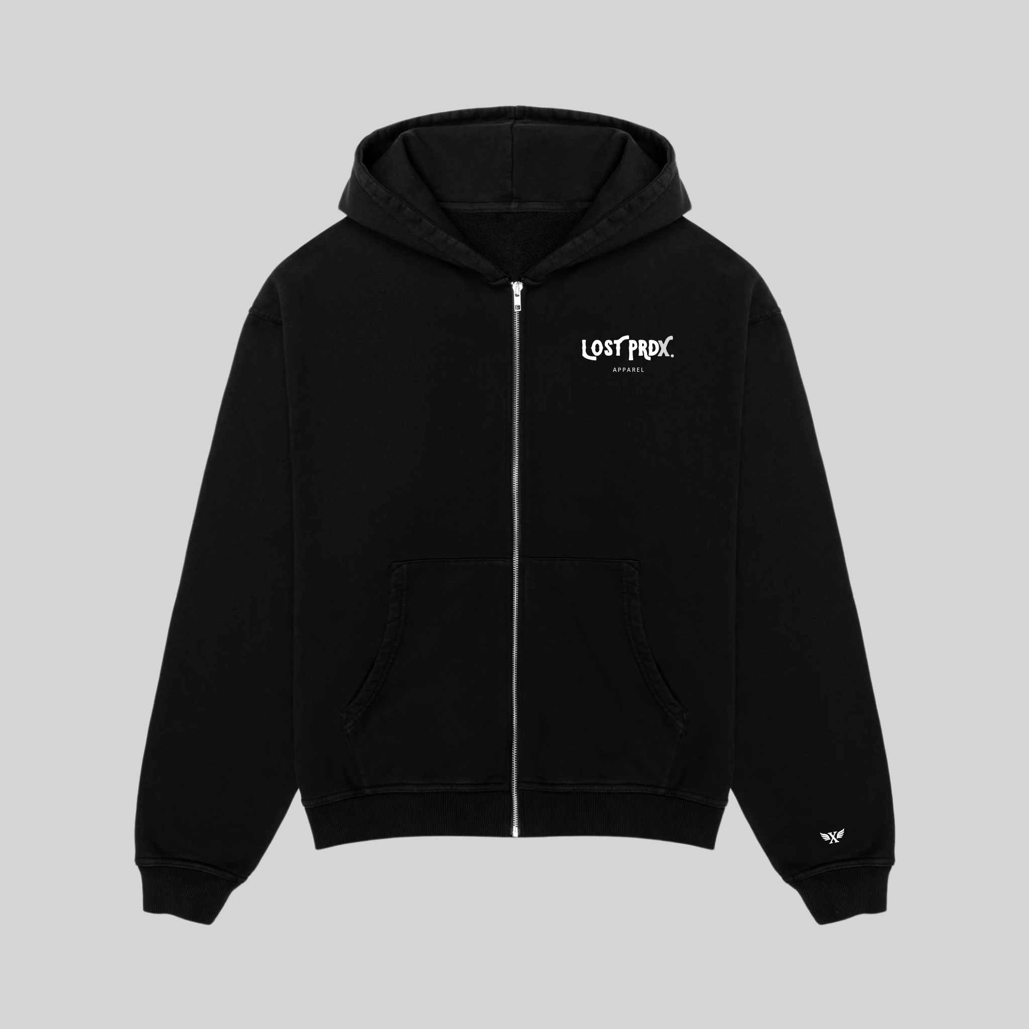 Oversize Zip-Hoodie – CLASSICS | black