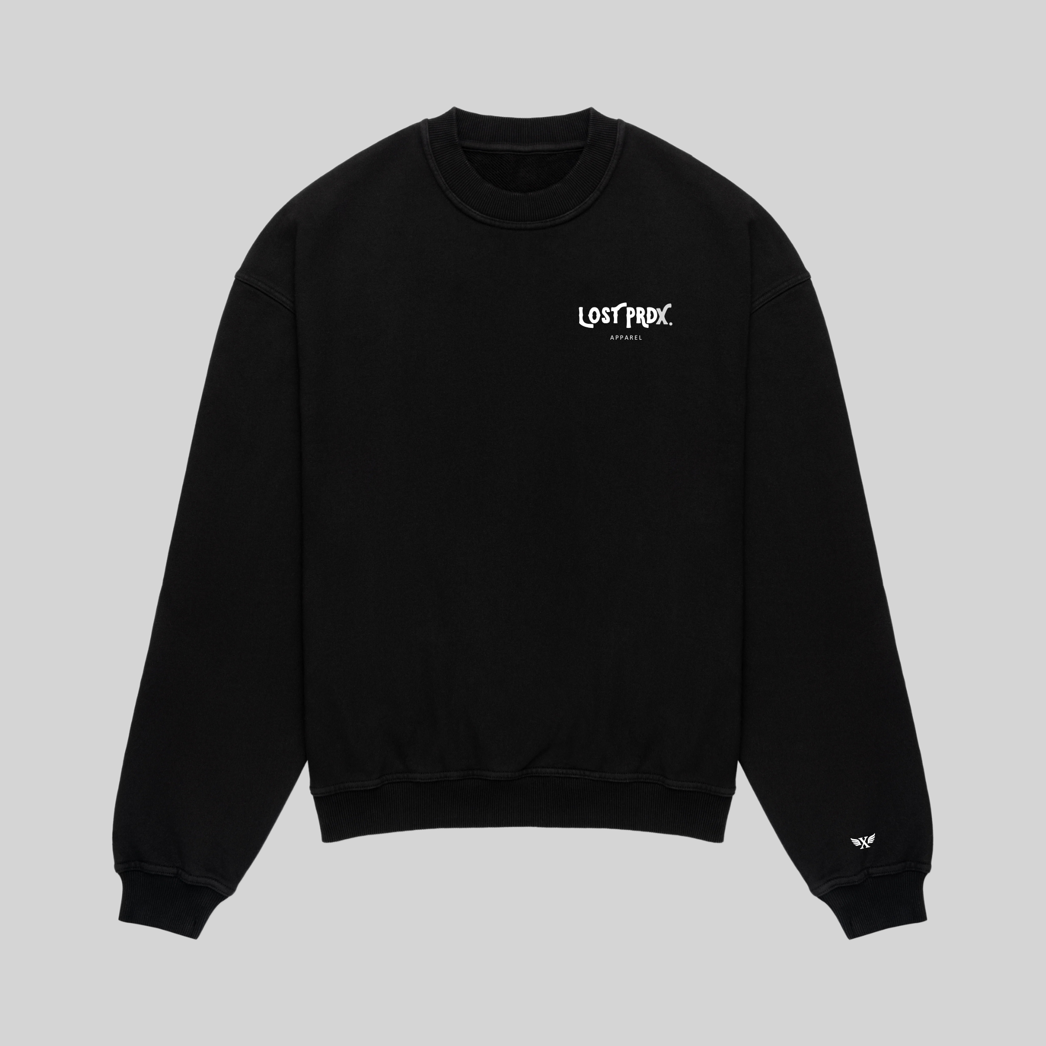 Oversize Crewneck – CLASSICS | black
