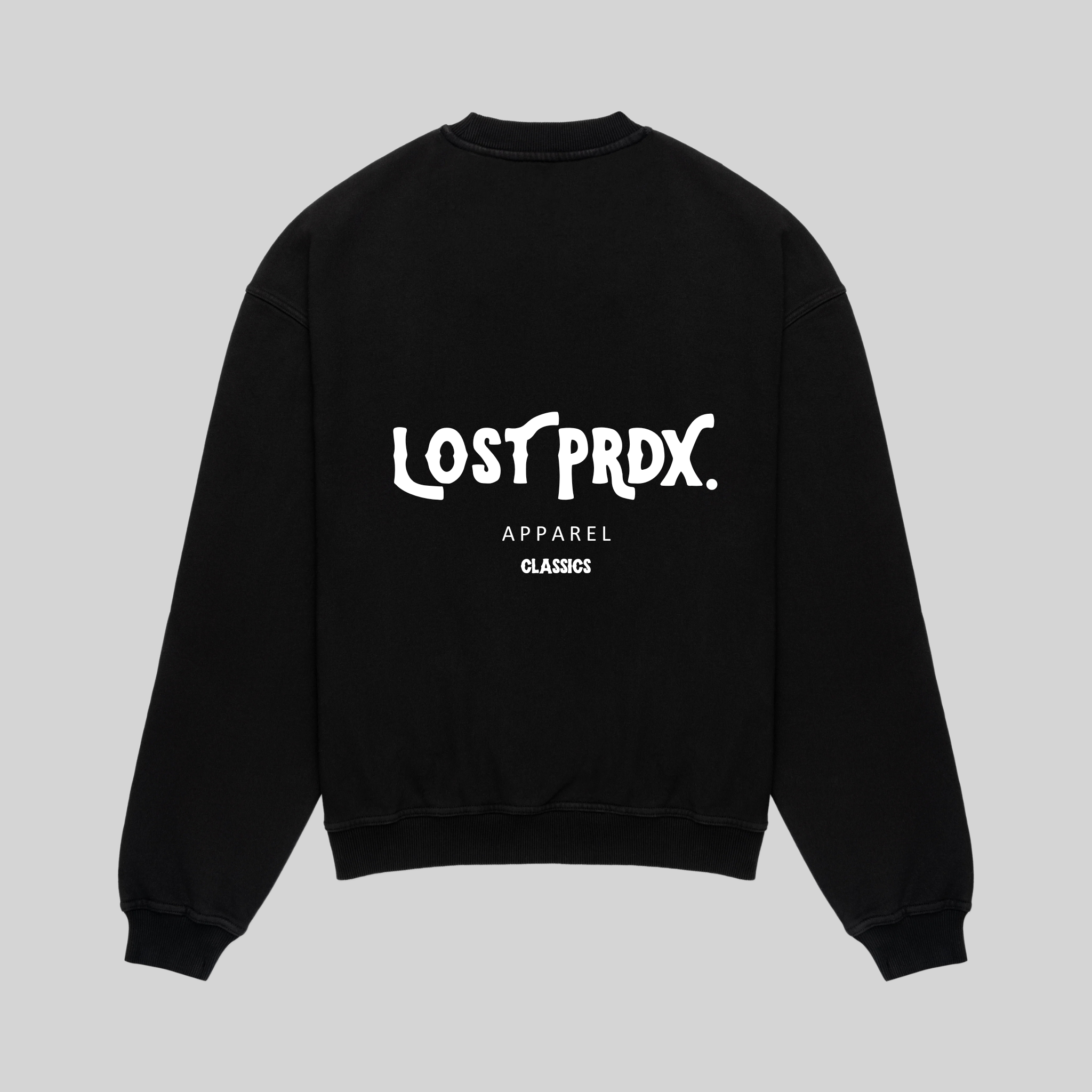 Oversize Crewneck – CLASSICS | black